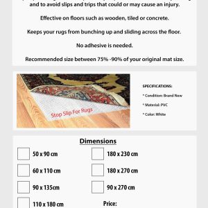 Stop Slip For Rugs